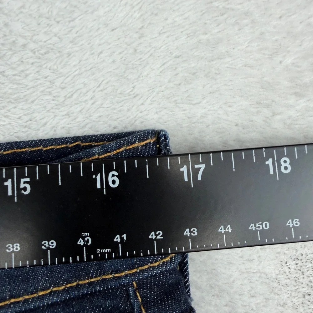Levi's Premium 512 Slim Taper Jeans 33x34 Dark Wash Indigo Big E Stretch Denim